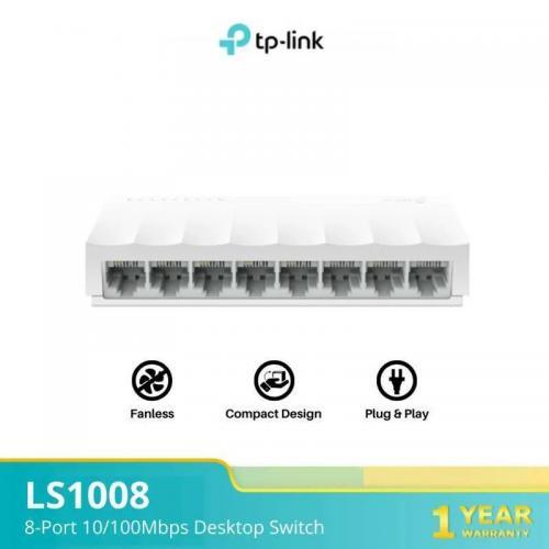TP-LINK LS1008 8-PORT 10/100MBPS DESKTOP SWITCH